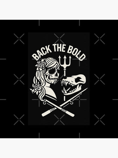 Back the Bold – Fierce Duality Design Pin