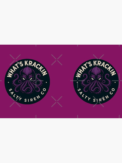 WHAT’S KRACKIN – Salty Siren Co. Purple Kraken Logo Coffee Mug