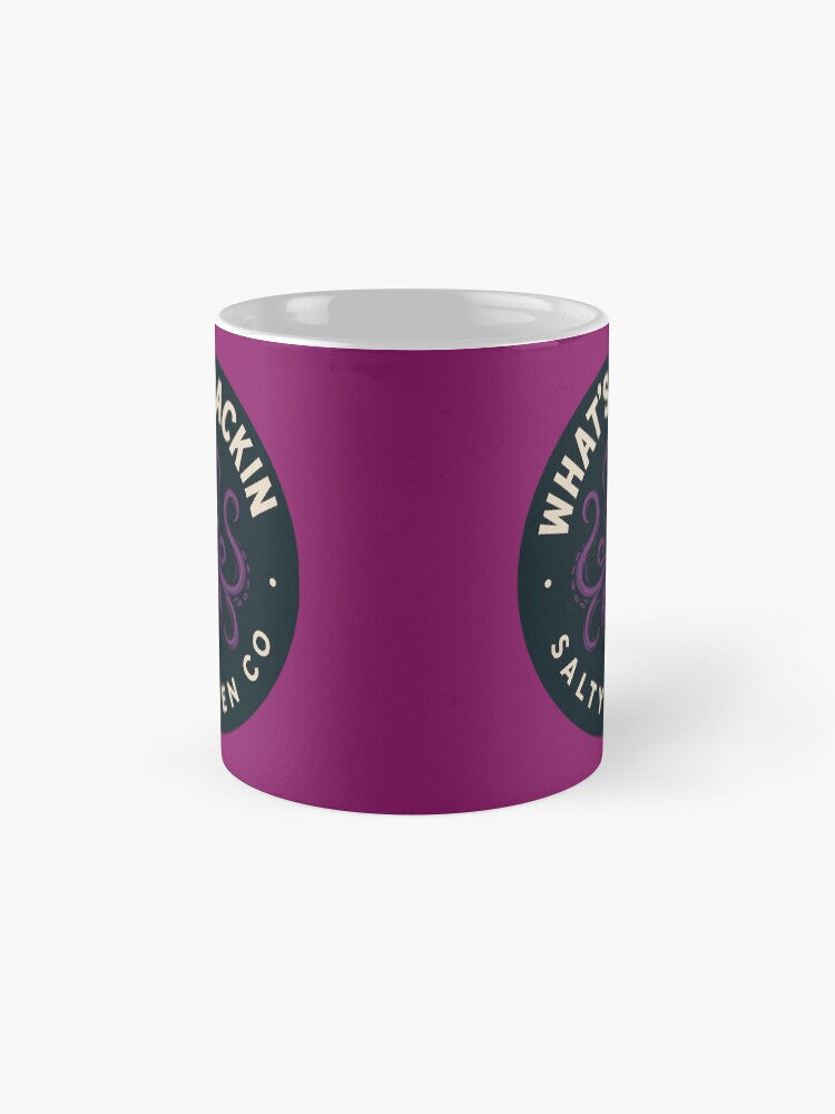 WHAT’S KRACKIN – Salty Siren Co. Purple Kraken Logo Coffee Mug