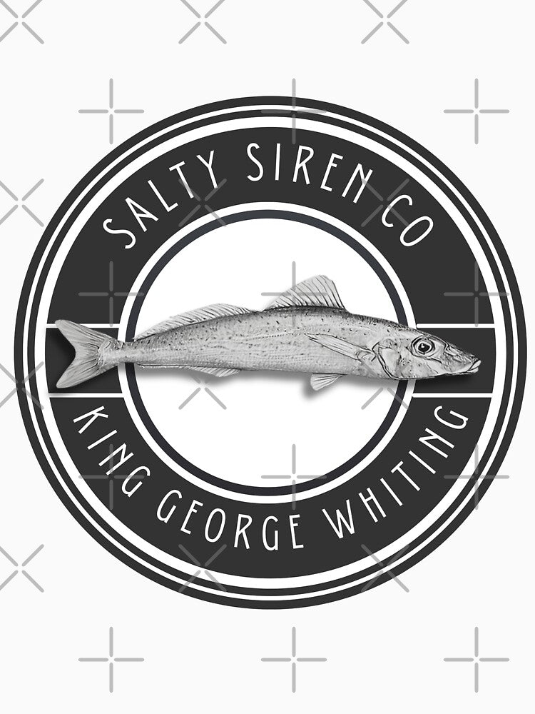King George Whiting Signature Target Design Fitted Scoop T-Shirt