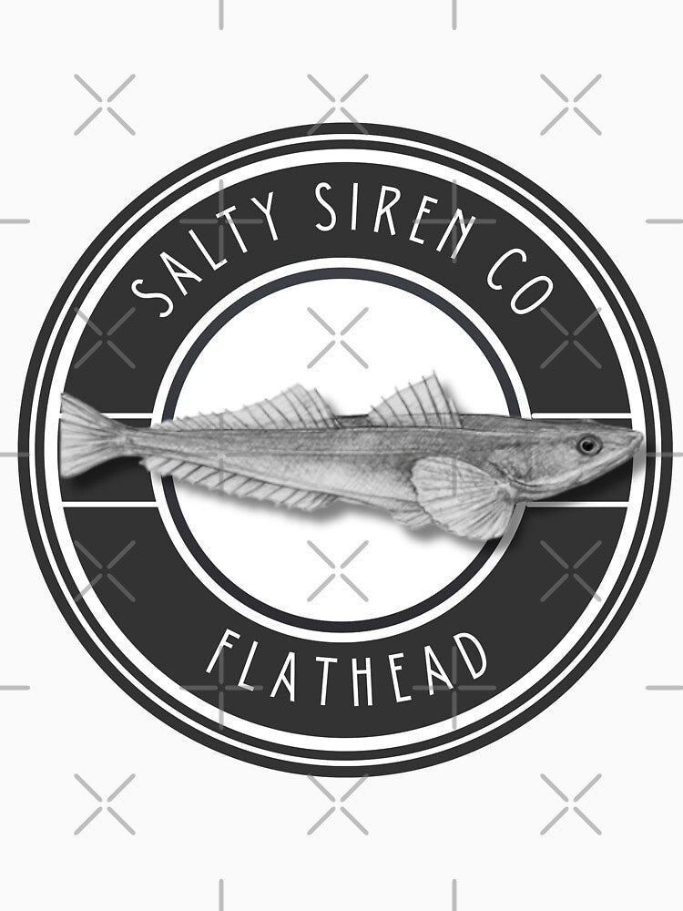 Flathead Signature Target Design Fitted Scoop T-Shirt